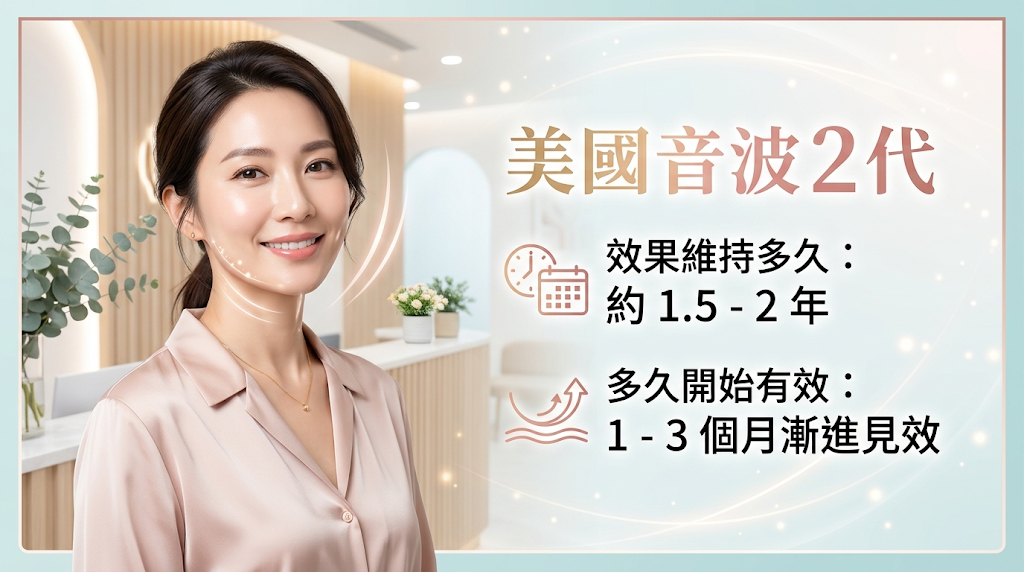 美國音波 2 代效果可以維持多久？多久開始有效？